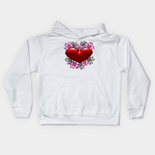 Sakura Heart Kids Hoodie